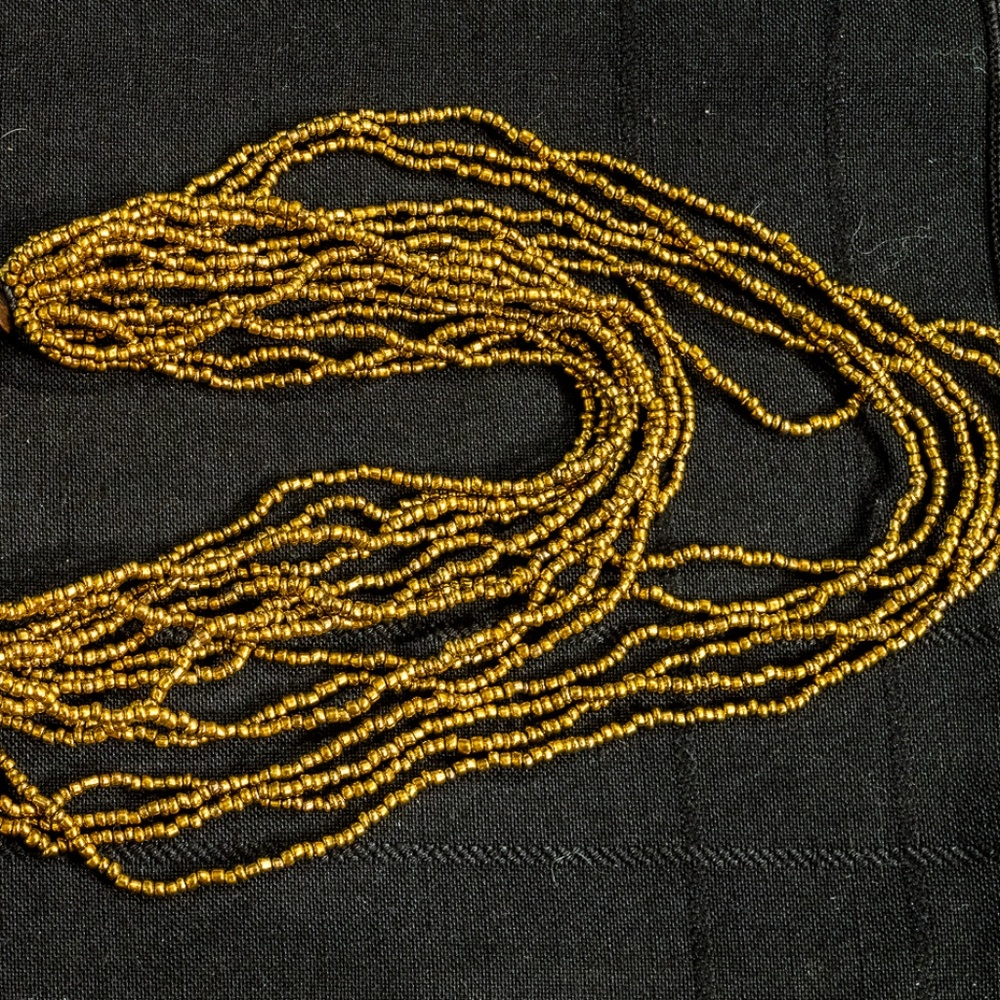 36" Gold Multistrand Necklace....It's goldy~
